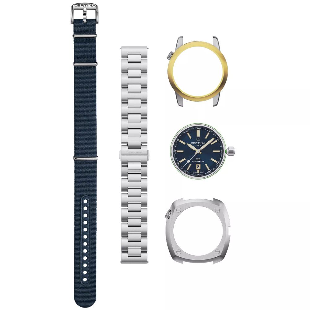 Certina Gray Stainless Steel Bracelet Watch