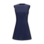 Balenciaga Blue Wool Oves Aries Casual Dress