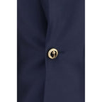 Balenciaga Blue Wool Oves Aries Casual Dress
