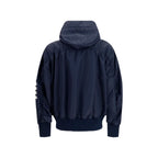 Thom Browne Black Cotton Shell Jacket