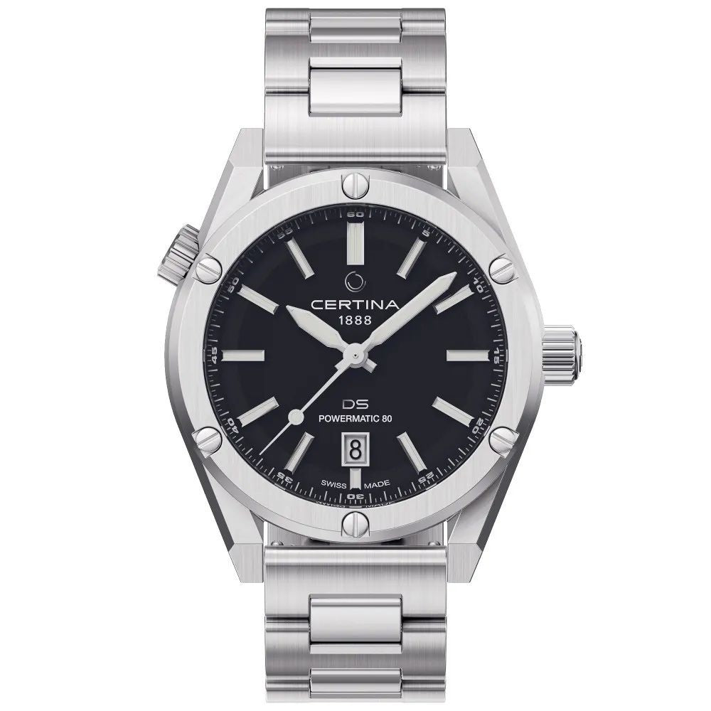 Certina Gray Stainless Steel Dress Watch