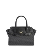 Michael Kors Black Pvc Satchel Bag