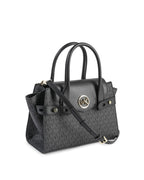 Michael Kors Black Pvc Satchel Bag