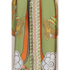 La Double J Multicolor Silk Casual Dress