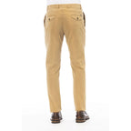 Peserico Beige Cotton Men Pants