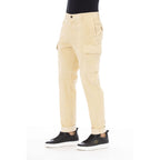 Peserico Beige Cotton Men Pants