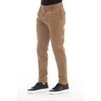 Peserico Beige Cotton Mens Pant
