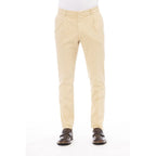 Peserico Beige Cotton Men Pants