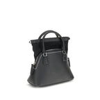 Maison Margiela Black Calf Leather Bos Taurus Shoulder Bag