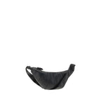 Lemaire Black Calf Leather Bos Taurus Shoulder Bag