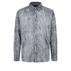 Mr&Mrs Italy Grey Viscose Men Shirt