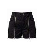 Mr&Mrs Italy Black Cotton Women Shorts