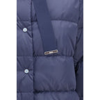 Herno Blue Polyester Full-Length Jacket