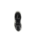 Amiri Black Calf Leather Bos Taurus Athletic Sneakers