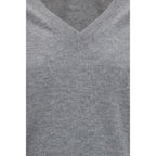 Brunello Cucinelli Gray Cashmere Sweater