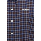 Miu Miu Multicolor Cotton Pattern Shirt