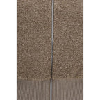 Herno Beige Wool Oves Aries Cardigan