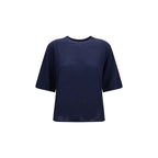 Loulou De Saison Blue Cashmere T-Shirt