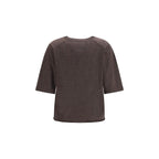 Loulou De Saison Brown Cashmere T-Shirt