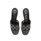 Gucci Black Polyamide Mules