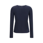 Max Mara Blue Lyocell Sweatshirt