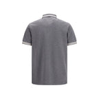 Moncler Gray Cotton Polo Shirt
