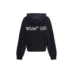 Off-White Black Cotton Sweatshirt