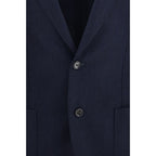 Lardini Blue Wool Oves Aries Jacket