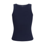 Max Mara Blue Viscose Tank Tops