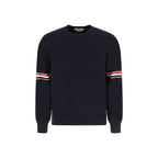 Thom Browne Blue Cotton Sweatshirt