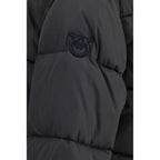 PINKO Brown Goose Down Full-Length Jacket