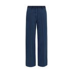 Forte_Forte Blue Cotton Chino Pants