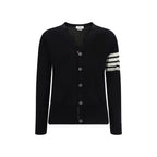 Thom Browne Black Wool Oves Aries Cardigan