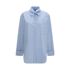 Prada Blue Cotton Shirt