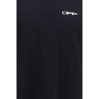 Off-White Black Cotton T-Shirt