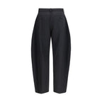 Sacai Black Polyester Casual Pants