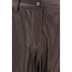 Magda Butrym Brown Leather Pants