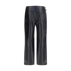 Magda Butrym Black Leather Pants