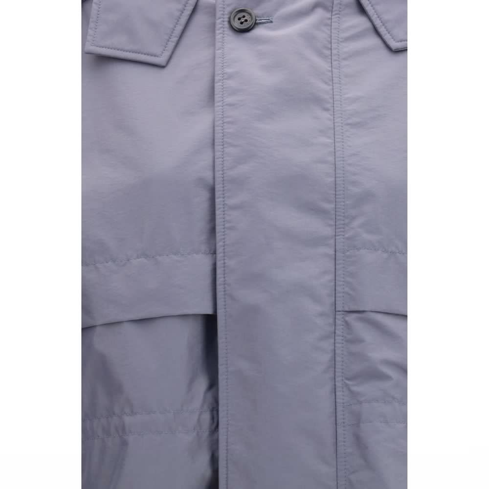 Marni Gray Polyamide Full-Length Jacket