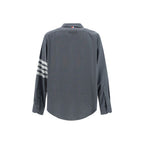 Thom Browne Gray Wool Oves Aries Dress Shirt