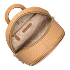 Michael Kors Orange Canvas Backpack