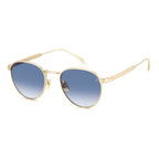 David Beckham Gold Metal Sunglasses