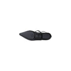 Armani Exchange Black Polyester Platform Pumps