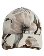 Dolce & Gabbana Men Beige Floral Cotton Baseball Capello Hat