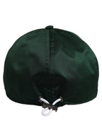 Dolce & Gabbana Men Deep Green Cotton Baseball Cap 6 Panels Hat