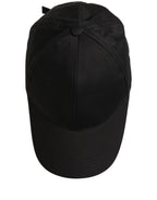 Dolce & Gabbana Men Black Cotton Baseball Cap 6 Panels Hat