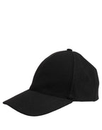 Dolce & Gabbana Men Black Wool Baseball Cap 6 Panels Hat