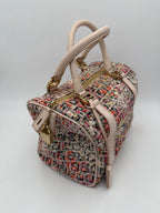 Fendi FENDI FF Canvas Flowers Handbag