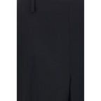 Khaite Black Polyester Casual Pants