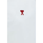 Ami Paris White Cotton Dress Shirt